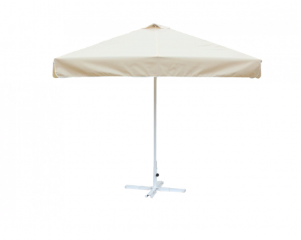 Зонт квадратный 2.5 х 2.5 м (8 спиц) алюминиевый, с воланом